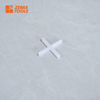 Espaceurs de nivellement de carrelage en plastique moderne zebra Tools, longueur 23 mm, 1-5 mm, imperméables, durables, installation facile pour carreaux de céramique