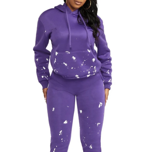 Logo personnalisé décontracté élégant vêtements pour femmes survêtements femmes joggeurs sport 100% survêtements en coton du Pakistan - Product Image 1