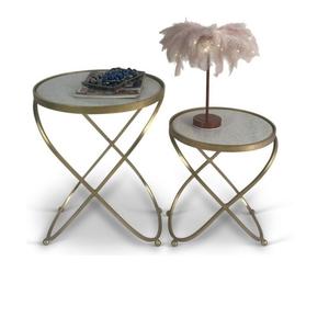 TABLE à ongles moderne TABLE de chevet en métal, TABLE basse ronde, offre spéciale - Product Image 1