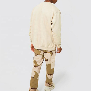 เสื้อสเวตเตอร์คอกลมของผู้ชายสำหรับฤดูใบไม้ร่วงผ้าฝ้ายเป็นมิตรกับสิ่งแวดล้อม - Product Image 4