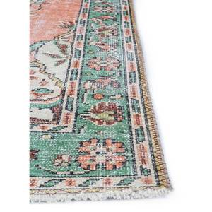 Tapis en laine noué à la main de grande taille, motif médaillon rouge et orange, pour salon, couloir rectangulaire - Pae-2739 - Product Image 4