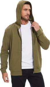 Sweat à capuche léger avec fermeture éclair sur le devant, capuche avec cordon de serrage, poches kangourou, - Product Image 4