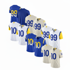 Camiseta de Fútbol Americano para Niños al por Mayor |   Uniforme de Equipo con Logotipo Personalizado |   Ropa Deportiva de Poliéster Corta, Transpirable y de Secado Rápido para Verano - Product Image 1