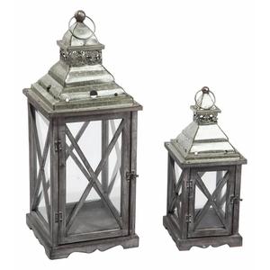 <b>Set</b> Of Two Metal <b>Lantern</b> High Quality Handmade Designer Candle Holder Customized Size Wholesale New Metal <b>Lantern</b> - Product Image 5