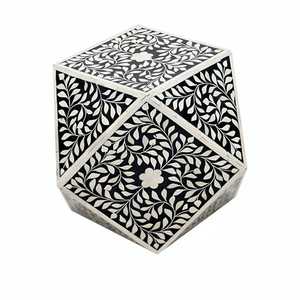 Handmade Customized Eco-Friendly Bone Inlay Wooden Storage Cabinet-High Quality <b>Home</b> <b>Furniture</b> for Diwali Indian Manufacturer - Product Image 3