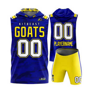 Uniformes de fútbol americano personalizados 7v7 de alta calidad Conjuntos elegantes y transpirables para el rendimiento - Product Image 6