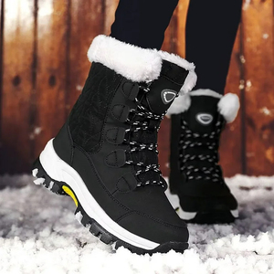 Botas ligeras de invierno, zapatos cálidos impermeables con forro de piel para exteriores, OEM ODM, proveedor mayorista de fábrica, botas cálidas de invierno, zapatos BD - Product Image 2