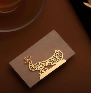 Porte-cartes au design unique Décoration de table Porte-cartes en métal Porte-cartes couleur or de mariage antique le plus vendu - Product Image 2