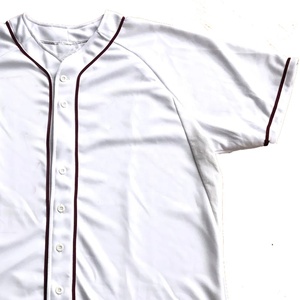 Maillot de baseball personnalisé maille de polyester à manches courtes col rond séchage rapide évacuation de l'humidité pour unisexe - Product Image 3