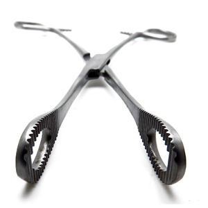 Fórceps de sujeción de esponja de acero inoxidable profesional de alta calidad Fuente de alimentación manual para cirugía - Product Image 4