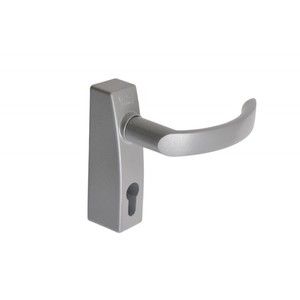 Tirador de puerta PANIK DORMA con husillo para puertas antipánico PHT01-Plateado - Product Image 1