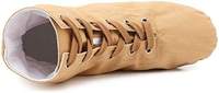Chaussures de danse jazz et ballet Oxford unisexes en cuir véritable personnalisées à lacets, design moderne, antidérapantes pour femmes
