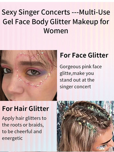 Wholesale Maquillage Gold Sparkle Chunky Pressed <b>Eyeshadow</b> Glitter Eye Shadow Makeup Products - Product Image 6