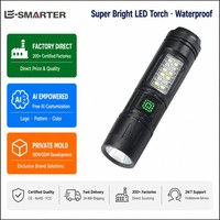 Super lumineux, zoomable, IP65, USB-C, COB+LED, 5 modes, queue magnétique