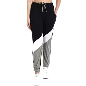 Pantalones de calle transpirables informales de algodón 100% para mujer, cintura media suave con pierna ancha, precio al por mayor para 2025 - Product Image 1