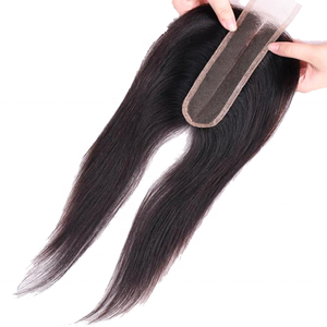 ผมเวียดนามแท้ 100% แบบธรรมชาติ ลอนบาง HD สำหรับปิดผม  แบบโปร่งใสสำหรับติดกับผ้าลูกไม้  ขนาด 2x6 นิ้ว  สำหรับผู้จำหน่ายผมแท้ - Product Image 2