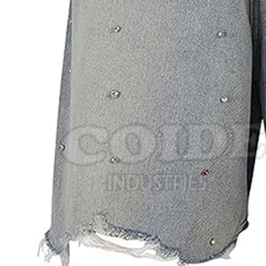 Servicio OEM al por mayor diseño personalizado hombres pantalones vaqueros pantalones cortos nueva llegada Etiqueta Privada 2025 logotipo personalizado - Product Image 5