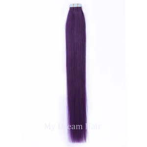 Extensions per capelli lisci cinesi all'ingrosso Lila Tape, 100% Remy Virgin Double Drawn Micro-Link, trama singola, capelli umani - Product Image 6
