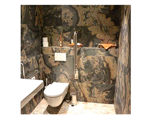 Panneau mural moderne 100% écologique de 2mm d'épaisseur intérieur/extérieur Deoli vert ardoise normale dos en résine 100% bloc de placage naturel - Product Image 4