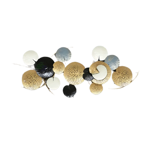 2023หรูหราทันสมัยตกแต่งบ้านโลหะแขวนผนังเครื่องประดับที่มีคุณภาพล่าสุดวงกลมรอบโลหะศิลปะ - Product Image 3