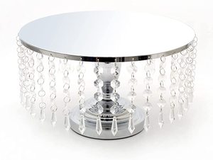 Support de gâteau en métal de finition enduit de poudre noire pour centres de table décoratifs de luxe pour mariage, fête d'anniversaire, offre spéciale - Product Image 2