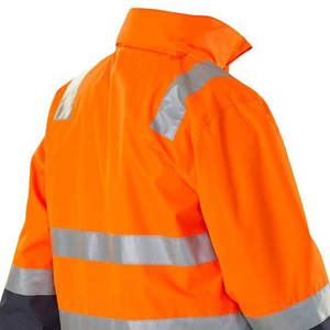 2025 High Quality Men's Workwear <b>Safety</b> Jacket Reflective Canvas Hi Vis for Winter Wholesale Hi Vis Jacket for Spring - Product Image 6