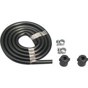 Tuyau de pulvérisation de rechange noir Gloria de 1,25 m avec 2 colliers de serrage et 2 écrous - Product Image 1