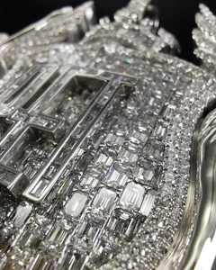 Custom Passed <b>Diamond</b> Tester Bling <b>Charm</b> S925 Silver 10k 14k 18k Solid Gold Two Tone Iced VVS Moissanite Eagle <b>Pendant</b> - Product Image 2