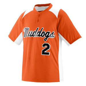 Jersey de béisbol con dos botones, camisa deportiva personalizada, con botones, a la venta - Product Image 6