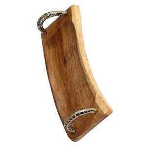 Bandeja de madera para servir de Acacia al por mayor, decoración del hogar de grado alimenticio, forma cuadrada Rectangular Vintage y gran oferta - Product Image 6