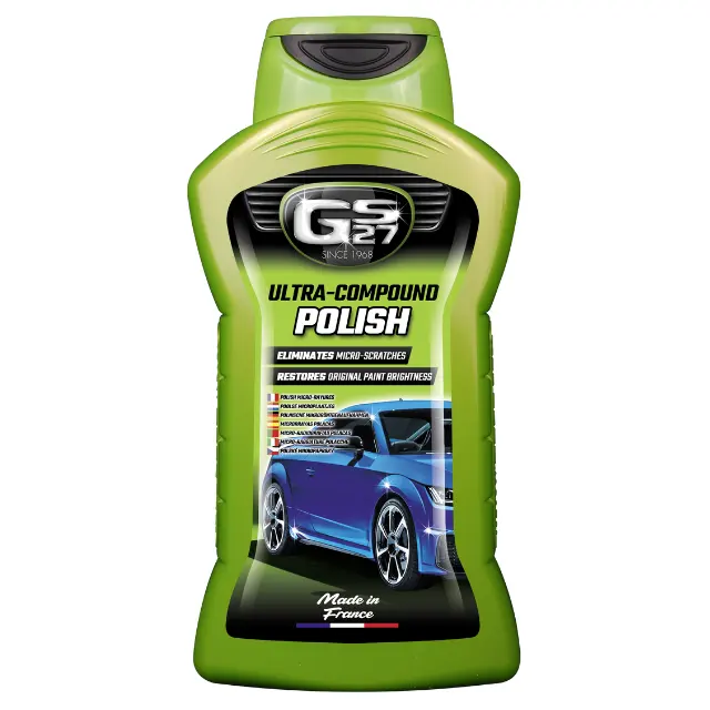 GS27 CLASSICS Ultra Compound Car Polish 500 ml Premium Car Care Product Made In France Car Detailing