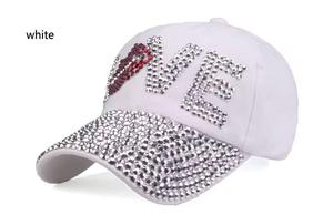 Chapeau de camionneur 5 panneaux de haute qualité élégant à la mode personnalisé Bling casquette de Baseball strass qualité tissu - Product Image 3
