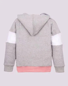 Sweat à capuche à fermeture éclair en molleton de coton 100% pour homme coupe surdimensionnée séchage rapide respirant hiver - Product Image 3