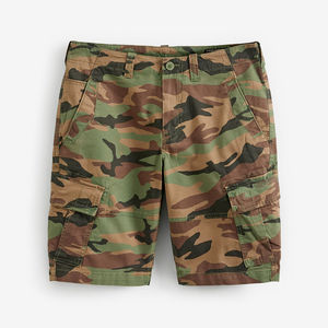 High Quality Solid Cargo <b>Shorts</b> <b>for</b> <b>Men</b> Pockets Elastic Waist Waterproof & Breathable 100% Cotton Streetwear Style - Product Image 6