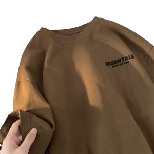 Camisetas personalizadas para hombre de algodón puro de manga corta de punto de tela suave transpirable OEM verano Casual moda Topwear - Product Image 5