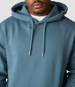 Sudaderas con Capucha Lisas de Algodón 100% de Alta Calidad para Hombre, Estilo Casual de Invierno, Tallas Grandes, Venta al por Mayor, Suministro a Granel - Product Image 1