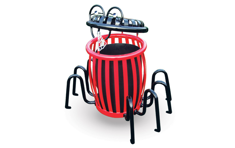 Spider Trash Can Creature Dustbin Commercial Grade Trash Receptacle for the Kids