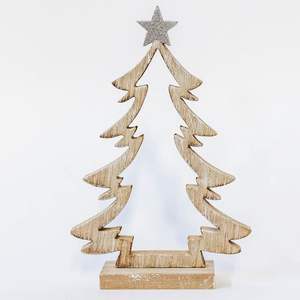 Sapin de Noël en bois massif durable et élégant avec qualité premium pour la décoration du festival à un prix abordable - Product Image 1