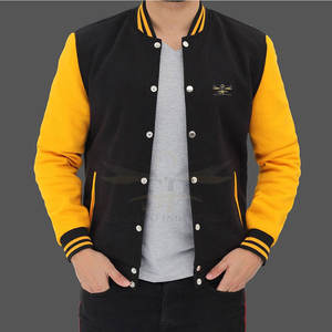 Chaqueta de Letterman de gran tamaño transpirable Chaqueta de Letterman de la mejor calidad Chaquetas de hombre hechas a medida para la venta - Product Image 4