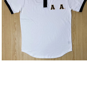 Camiseta Personalizada de la Fraternidad Alpha Phi Alpha, 180 Gramos, Tejido de Punto con Spandex/Algodón, Diseño Sólido, Bordada, Transpirable, Manga Corta - Product Image 3
