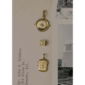 Round North Star Alexandrite Birthstone Pendant 14K Gold Bezel Setting White Rose Gold Religious Style Jewelry for Wedding Gift - Product Image 5