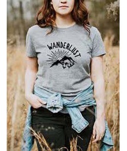 Camiseta clásica personalizada 100% de algodón para mujer, camiseta de ropa activa de entrenamiento de buen estiramiento para mujer de BD - Product Image 5