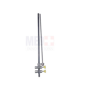 Stainless Steel Manual Suction Irrigation Cannula for <b>Laparoscopic</b> Surgery in 5mm and 10mm Sizes - Product Image 2
