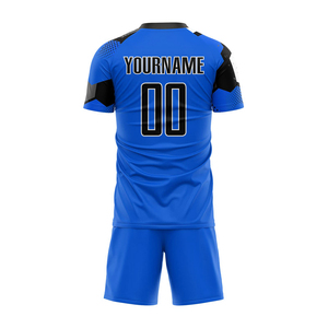 Ensemble de Tenues de Football Personnalisées Respirantes pour Hommes et Enfants – Maillot et Short à Séchage Rapide pour Entraînement d'Équipe et Match – Vêtements de Sport OEM ODM ProX - Product Image 2