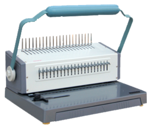 GBT CB-558 Machine à relier les peignes manuelle à usage intensif Corps en métal avec 21 trous Capacité A4 450 feuilles Marge réglable - Product Image 2