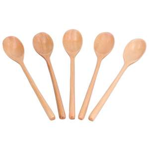 Wholesale Custom Logo <b>Small</b> Natural Healthy Wooden Honey Jam <b>Spoon</b> for Restaurant and Dinning Use from Indian Exporter - Product Image 3