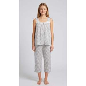 Conjunto de Pijama Evolve X Venus para Mujer, Negro, de Rayón, Estilo Capri, Lindo y Transpirable - Product Image 5