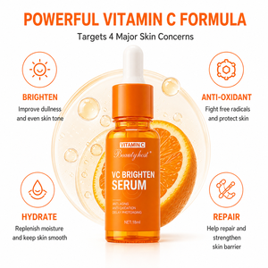 Prix de Gros VC Éclaircissant Blanchissant Vitamine C Soin du Visage Anti-Taches Éclaircissant la Peau Ensemble 4 Pièces Anti-Âge - Product Image 2