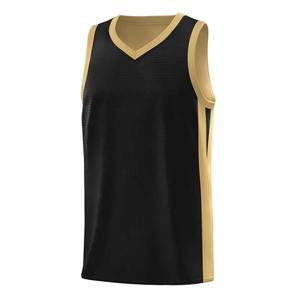 Vente en gros pas cher maillot de basket-ball en maille sublimée 100% polyester chemises de basket-ball à séchage rapide et évacuation de l'humidité débardeurs pour hommes - Product Image 5