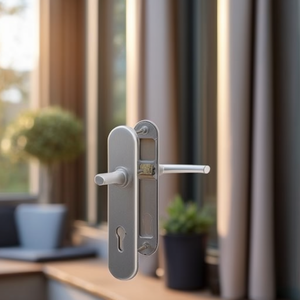 HOPPE Schutzgarnitur Stockholm 1140/3331/3410 Manillas para Puertas y Ventanas de Aluminio F1 92mm 66-76mm - Product Image 3